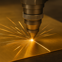 Лазерная резка латуни
