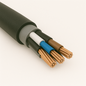 Кабель контрольный алюминиевый АКВБбШв 4х6 многожильный круглый в наличии в Орле