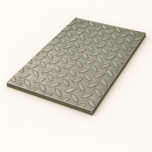 Лист стальной рифленый 10х1500х6000 мм ромб Ст3сп в наличии в Орле