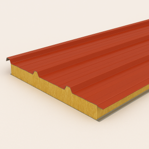 Кровельная сэндвич-панель МВ 120 мм RAL 1018 в наличии в Орле