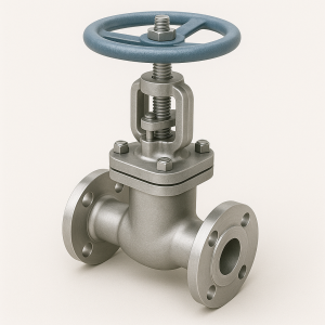 Задвижка нержавеющая фланцевая Ду 125 Ру 16 в наличии в Орле