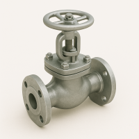 Стальной клапан запорный сальниковый под приварку ДУ 15 РУ 16 ГОСТ 9697-87